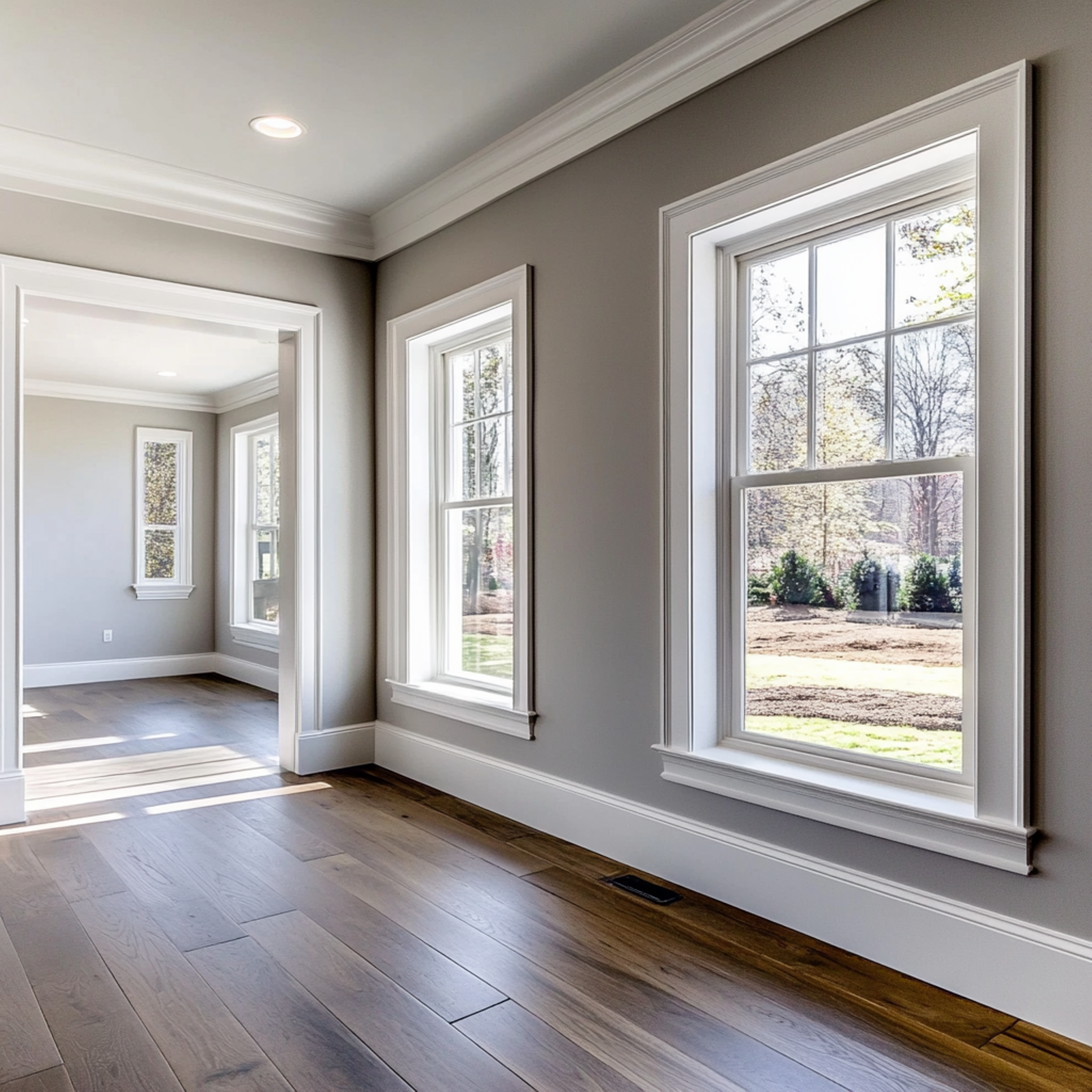 Trim painting and accent wall services in Burlington NC