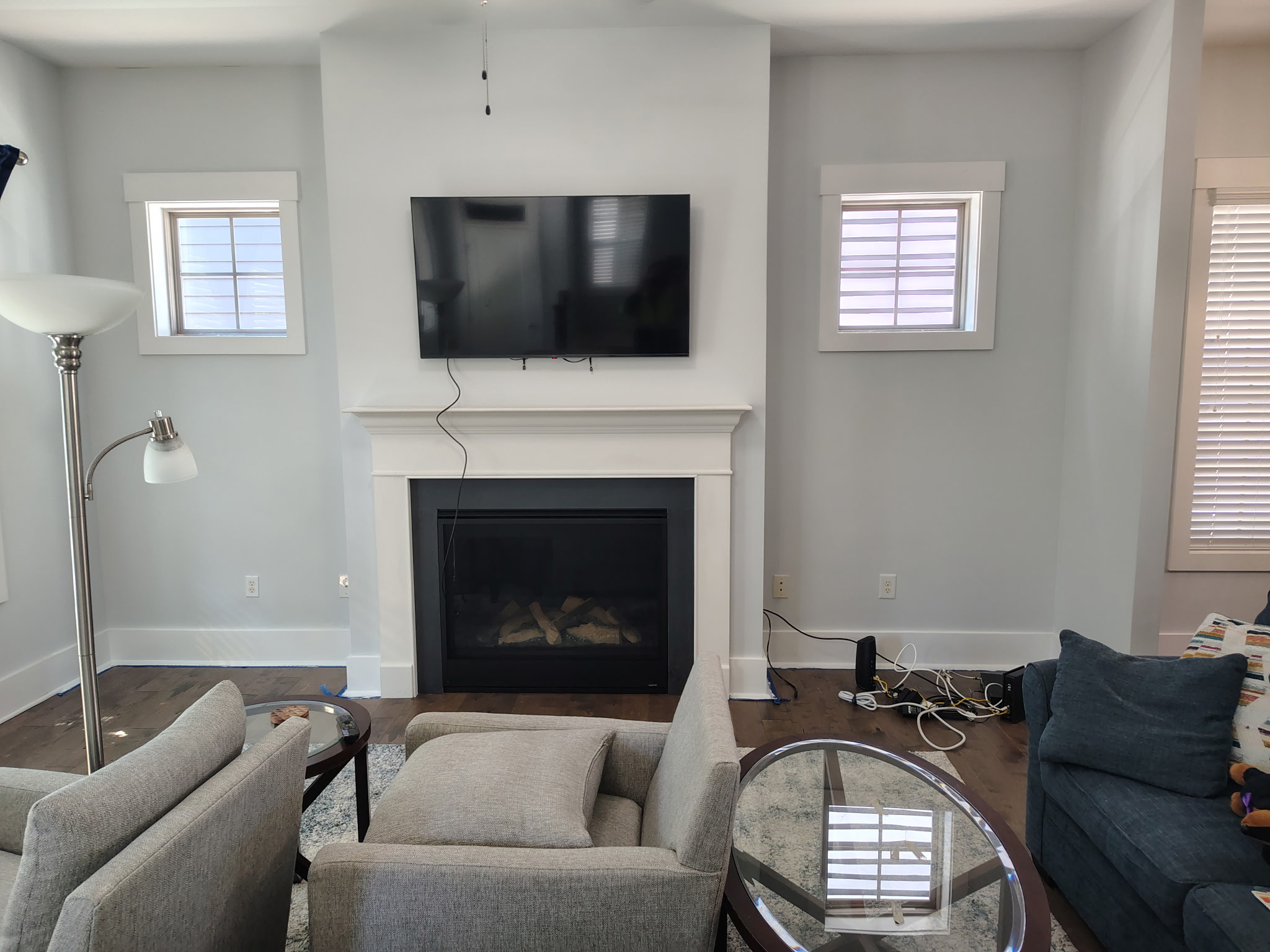 Interior painting project completed by Flow Paint LLC in Burlington, NC